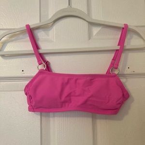 Target pink bikini top